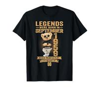66th Birthday Legends were Born in September 1959 Teddy Bear T-Shirt