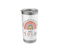 66th Birthday Making The World a Better Place Since 1958 Stainless Steel Insulated Tumbler