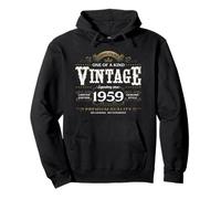 66th Birthday Man Woman 66 Years 1959 Decoration Fun Pullover Hoodie