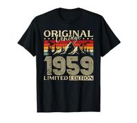 66th Birthday Man Woman 66 Years 1959 Decoration Fun T-Shirt