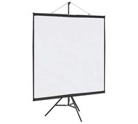 vidaxl projection screen with tripod - 67 inch matte screen, portable polyester, iron stand - classroom, home theater, conference versatility