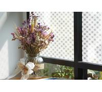 D-C-Fix Striped Matt Clear & White Film (L)1.5M (W)675mm