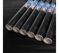 67.5cm x 1.5m dc fix Quadro Black Premium Sticky Back Plastic Vinyl wrap Film (343-8301) (6 Rolls Box Buy)