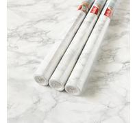 67.5cm x 2m d-c-fix CORTES SILVER sticky back plastic vinyl wrap film