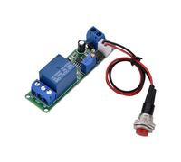 67.6x19.2mm 12V DC Timer Relay Module Adjustable Delay Turn Off Switch High Precision 1 to 10 Seconds for Automation Equipment PLC Development Smart Home Anti Theft Alarm