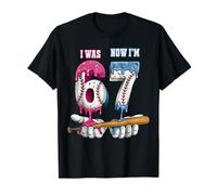 67 Baseball Drip Ice Cream I was 6 Now I'm 7 Year Old Boys T-Shirt