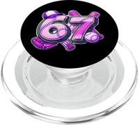 67 baseball meme Six Seven gift 6-7 baseball Funny PopSockets PopGrip for MagSafe