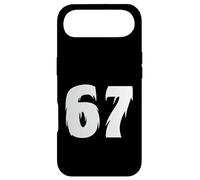 67 Bigfoot Style Number Bold Cryptid Graphic Minimal Design Case for iPhone Air
