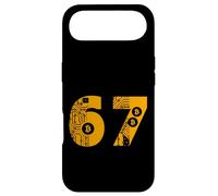 67 Bitcoin Crypto Circuit Style Number Graphic Design Case for iPhone Air