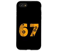 67 Bitcoin Crypto Circuit Style Number Graphic Design Case for iPhone SE (2020) / 7/8