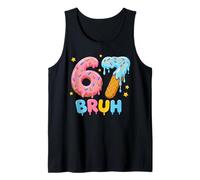 67 Bruh Meme Fun 67th Birthday Ice Cream Drip 67 Number Tank Top