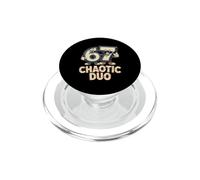 67 Chaotic Duo Funny Sixty Seven Birthday PopSockets PopGrip for MagSafe