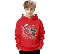 67 Christmas 6 7 Hoodies for Kids, Christmas Jumper Boys and Girls, Santa Says Six Seven Sweatshirt
