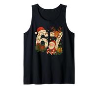 67 Christmas 6 7 Six Seven Meme Holiday Xmas Mens Womens Tank Top