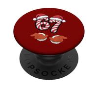 67 Christmas 67 Meme Santa Elf - SIX SEVEN Santa Hand PopSockets Adhesive PopGrip