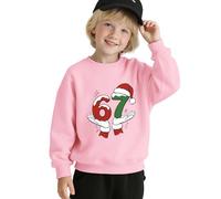 67 Christmas Jumper Kids 6 7 Meme Shirt Six Seven Long Sleeve Pullover Sweatshirt Fashion Santa Xmas Jumpers For Boys Girls 67 Hoodie Kids