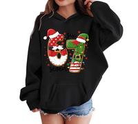 67 Christmas Jumper Kids Christams Hoodies for Girls and Boys 67 Xmas Jumper Festive Tops Holiday Cozy Fleece Sweatshirt With Soft Warm Long Sleeve Top for Children (Black, 12-13 years)