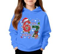 67 Christmas Jumper Kids Hoodie Six Seven 6 7 Meme Shirt Long Sleeve Pullover Sweatshirt Fashion Xmas Hoodies For Boys Girls