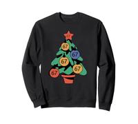 67 Christmas Tree 6 7 Xmas December 67th 1967 Birthday Sweatshirt