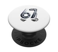 67 ciclyng meme Six Seven bicycle gift 6-7 ciclyng funny PopSockets Adhesive PopGrip