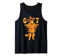 67 Cinco de Mayo Cat Meme Sombrero Poncho Funny Teens Kids Tank Top