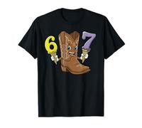 67 Cowboy Boot Six Seven Ice Cream Drip Funny T-Shirt