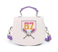 67 Crossbody Bag, Funny 67 Ice Cream Handbag, Six Seven Meme Design Bag, Small Pouch Novelty 6 7 Meme Bags Gifts for Women Girls (Purple D)