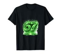 67 Digital Code Matrix Number Art T-Shirt