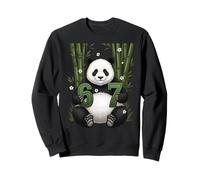 67 Fall Six Seven Meme Gen Alpha Slang Cute Animal Panda Sweatshirt