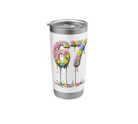 67 Flowers 6 7 Drip Six Seven Meme 6-7 Floral Stainless Steel Insulated Tumbler