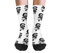 67 Funny Creams Drips Baseball Socks - Breathable Six Seven Meme Design Sock | Funny Long 67 Baseball Foot Sleeves For Adult Teens Athlete For Hiking Travel Climbing Daily Walking Running