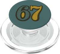 67 Funny Gen Alpha Meme Zoomer Memes 6 7 what does 67 mean PopSockets PopGrip for MagSafe