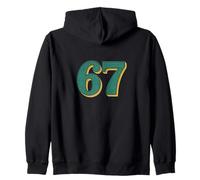 67 Funny Gen Alpha Meme Zoomer Memes 6 7 what does 67 mean Zip Hoodie