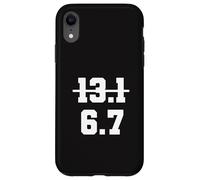 67 Funny Runner Half Marathon 6.7 Miles Running Race Gen Z Case for iPhone XR