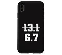 67 Funny Runner Half Marathon 6.7 Miles Running Race Gen Z Case for iPhone XS Max