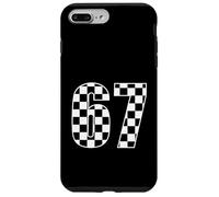 67 Geometric Grid Number Graphic Simple Minimalism Design Case for iPhone 7 Plus/8 Plus