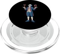 67 George Washington 7 6 Meme Six Seven 6-7 4th of July PopSockets PopGrip for MagSafe