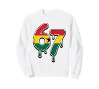 67 Ghana Six Seven Ghanaian Flag Sweatshirt