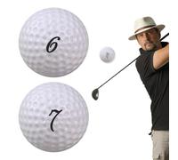 67 Golf Balls,Extra Soft Feel with Long Distance,High Speed Core with Low Spin Design,Low Compression 6 7 Golfballs Xmas New Year Gifts Perfect for Men,Women Beginners (White)