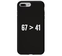67 Greater Than 41 Meme Six Seven Four One Funny Gen Z Slang Case for iPhone 7 Plus/8 Plus