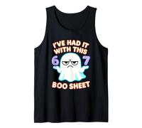 67 Halloween Costume Boo Sheet 6 7 Meme Six Seven Brainrot Tank Top