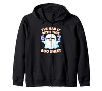 67 Halloween Costume Boo Sheet 6 7 Meme Six Seven Brainrot Zip Hoodie