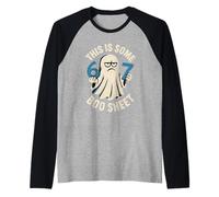 67 Halloween Costume Parents 6 7 Meme This is Some Boo Sheet Raglan Baseball Tee