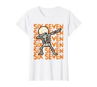 67 Halloween Funny Six Seven Meme Skeleton Graphic Value Graphic T-Shirt