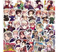 67 Hetali AxisPowers Stickers, Cute Figures Waterproof Sticker, Anime Hetali Vinyl for Mug, Skateboard, Book