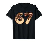 67 Ice Cream Chocolate Meme 67 Six Seven 6 7 Value Graphic T-Shirt, Men, Black, XL