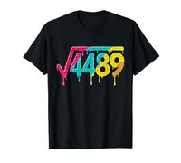 67 Ice Cream Drip Meme Square Root 4489 Slang Teacher Math T-Shirt