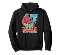 67 Ice Cream Drip Six Seven Meme Alpha Slang 6 7 Number Pullover Hoodie
