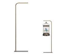 67 Inch High Hanging Bird Cage, Bird Cage Stand, Feeder Stand with Base