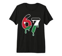 67 Jordan Six Seven Jordanian Flag Premium T-Shirt